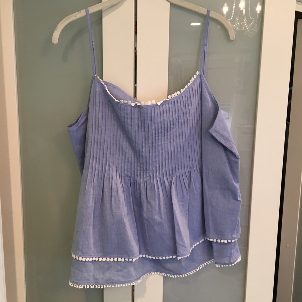Blue Tahari tank top